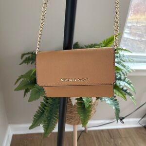 Michael Kors Tan Crossbody Bag